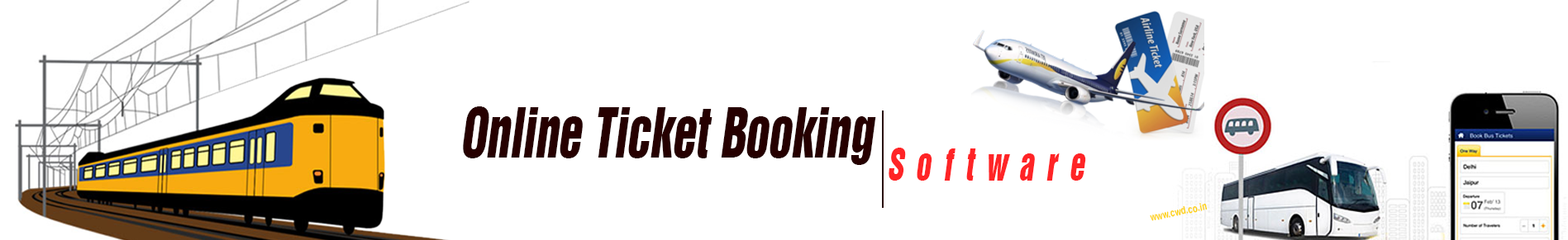 Online Ticket Booking Software in Chennai | Mobile Ticket Booking Software Development company in Chennai - cwd.co.in